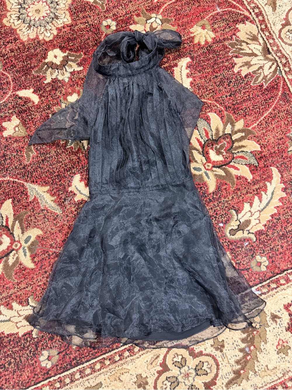 Lovers + Friends Black Backless Halter Dress